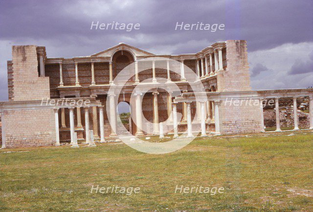 The Roman Gymnasium, Sardis, Early 3rd century, Turkey, 20th century. Artist: CM Dixon.