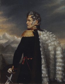 Portrait of the commander-in-chief of the Russian Army on the Caucasus Aleksey Yermolov (1777-1861), 1825. Artist: Anonymous, 18th century  
