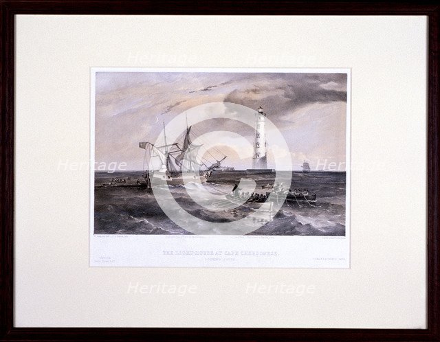 'The Lighthouse at Cape Chersonese, Looking South', Crimea, Ukraine, 1855. Artist: Thomas Goldsworth Dutton   