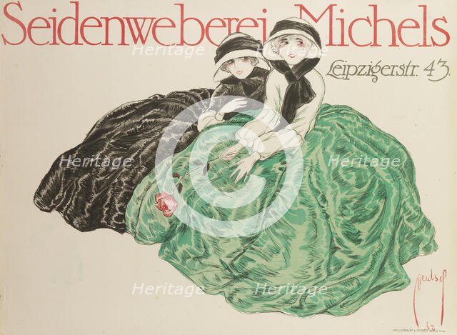 The silk-weaving company Michels, 1912. Creator: Deutsch (Dryden), Ernst (1883-1938).