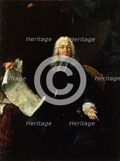 Portrait of Jean de Lagrive (1689-1757), c. 1740. Creator: Anonymous.