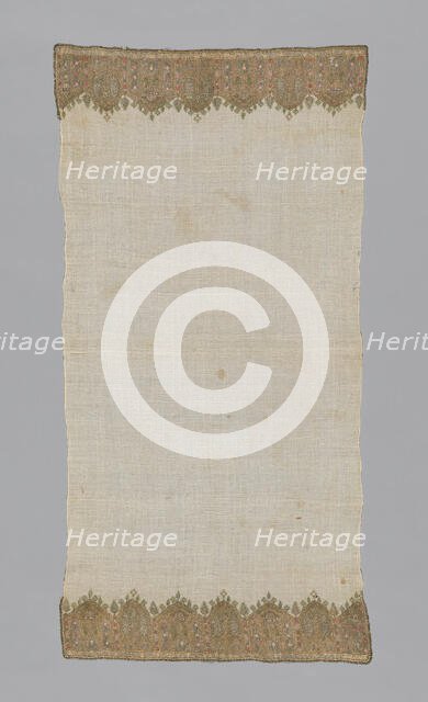 Towel, Turkey, 18th century. Creator: Unknown.