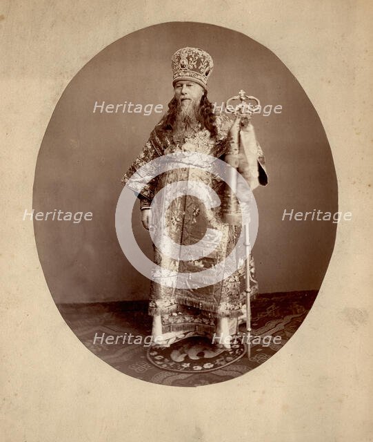 Nikodim - Bishop of Yenisei and Krasnoyarsk, 1860-1870. Creator: AK Keppel.