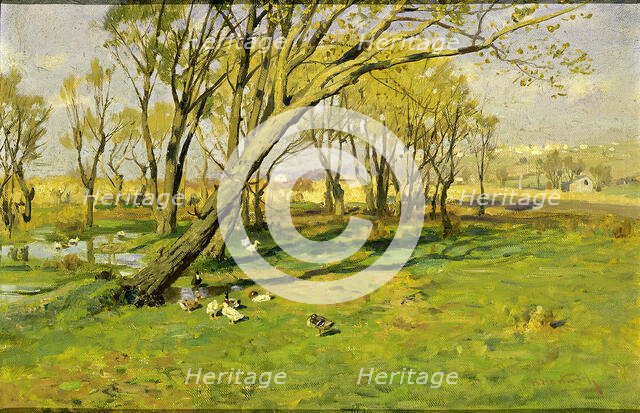 Hackensack, New Jersey, Fisher's Pond, 1894. Creator: Herman Hartwich.