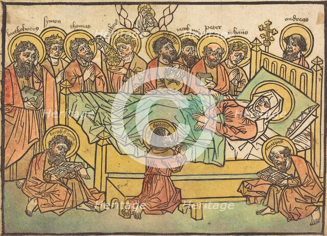 The Death of the Virgin, 1465/1470. Creator: Unknown.