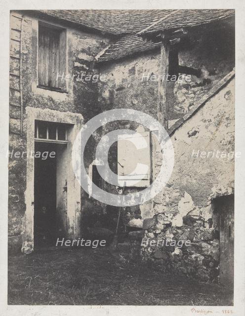 Farmyard, 1862. Creator: Eugène Cuvelier (French, 1837-1900).