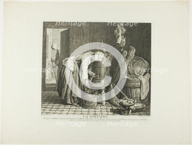 The Fountain, 1739. Creator: Charles Nicolas Cochin.