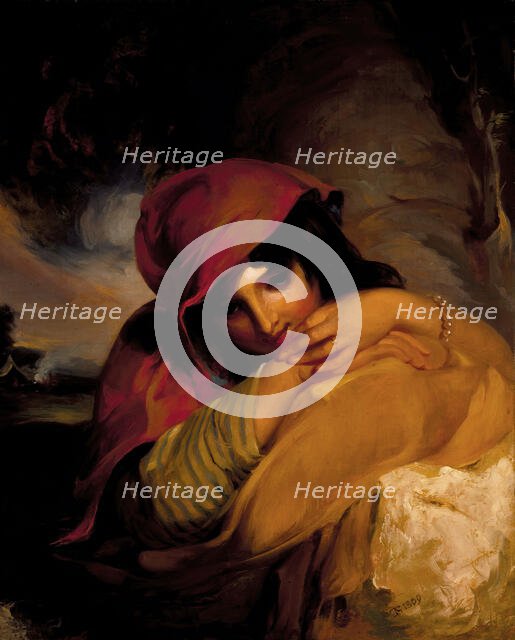 The Gypsy Girl, 1839. Creator: Thomas Sully.