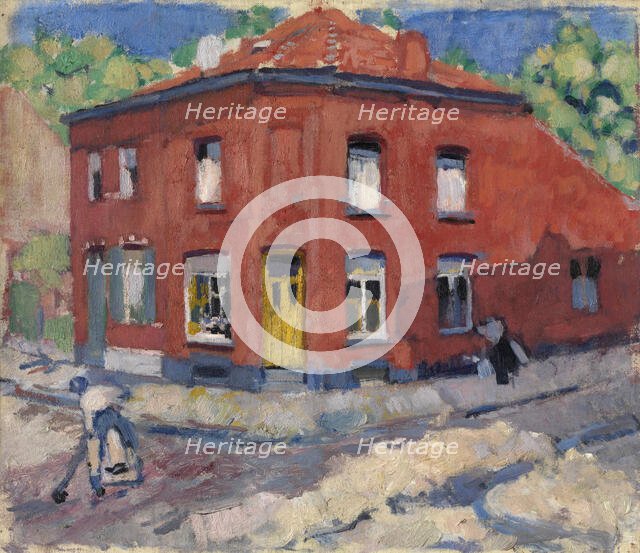 The Red House, Late Snow, 1907-1908. Creator: Rik Wouters.