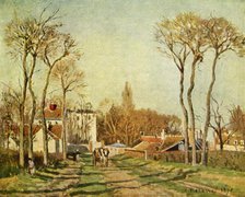 'The Entrance to a Village', 1872, (1939). Creator: Camille Pissarro.