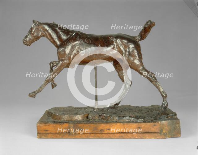Horse Galloping on the Right Foot, late 1880s. Creator: Edgar Degas.