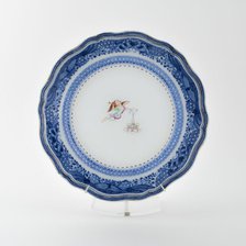 Plate, China, c. 1785. Creator: Unknown.