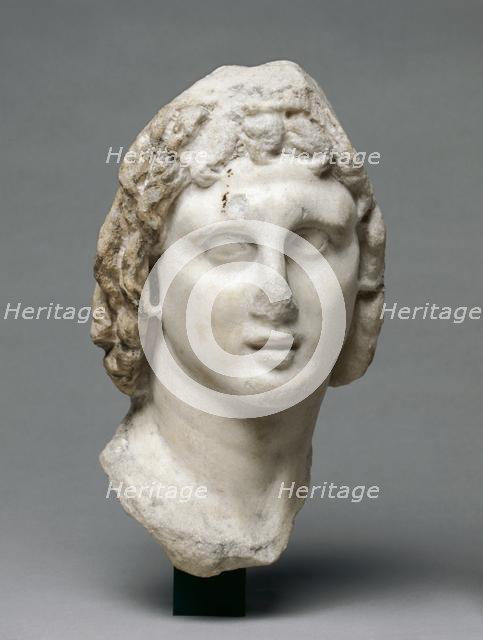Head of Alexander the Great, 3rd Century BC. Creator: Unknown.
