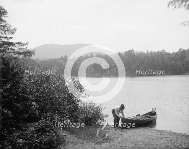 St. Regis Mtn. from Spectacle Lake i.e. Ponds, Adirondack Mtns., N.Y., between 1900 and 1910. Creator: Unknown.