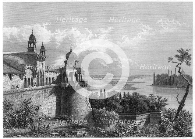 'The Palace at Agra', c1860. Artist: Unknown