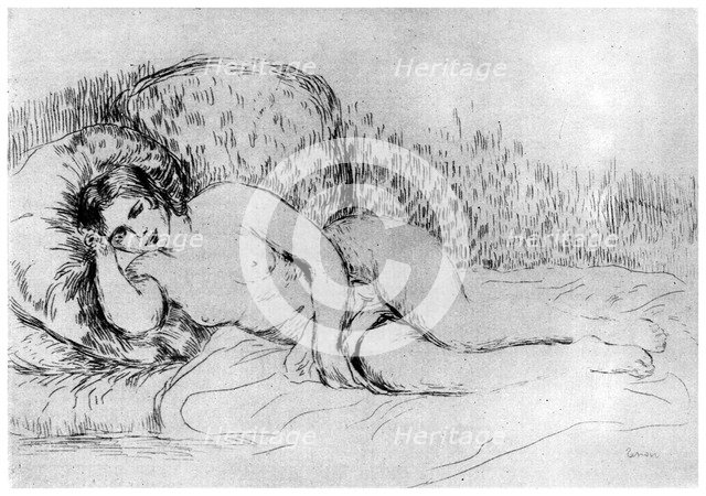 'Nude', c1860-1910 (1924). Artist: Pierre-Auguste Renoir