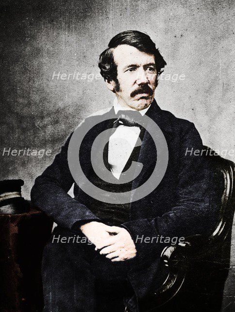 David Livingstone, Scottish missionary and explorer, 19th century. Artist: Unknown.