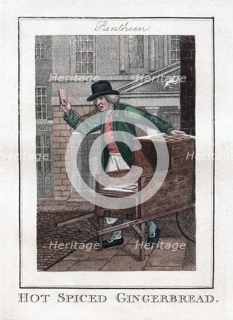 'Hot Spiced Gingerrbread', Pantheon, London, 1806. Artist: Unknown