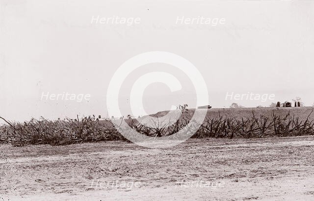 Fortifications at City Point, 1861-65. Creator: Unknown.