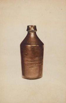 Beer Bottle, c. 1938. Creator: Arthur Stewart.