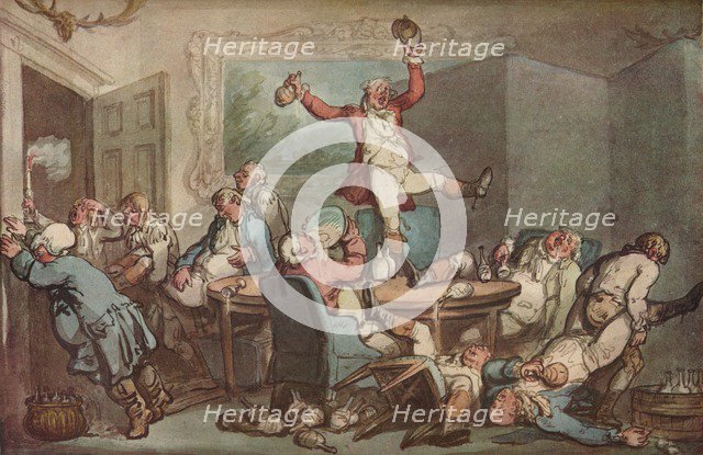 'The Hunt Supper', c1780-1825.