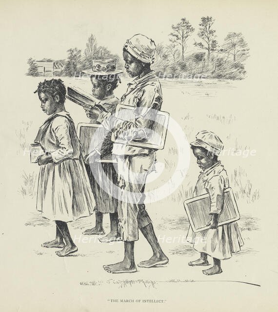 The march of intellect, 1899. Creator: Jay Campbell Phillips.