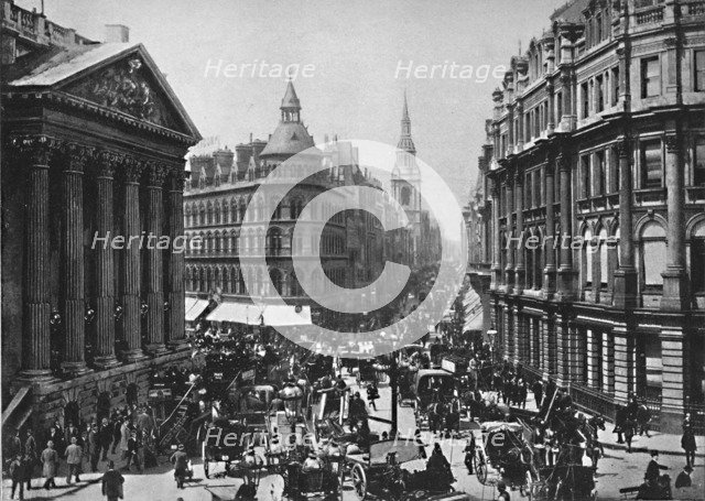 'The Mansion House and Cheapside', c1896. Artist: Frith & Co.