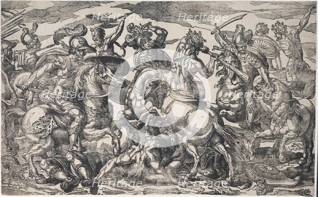 Battle of the Lapiths and Centaurs, c.1600. Creator: Geronima Cagnaccia Parasole.