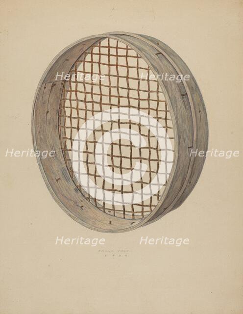 Lead Miner's Screen, 1940. Creator: Frank Volem.