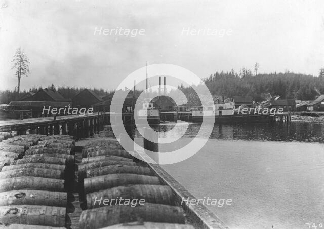 Salmon works, between c1900 and c1930. Creator: Unknown.