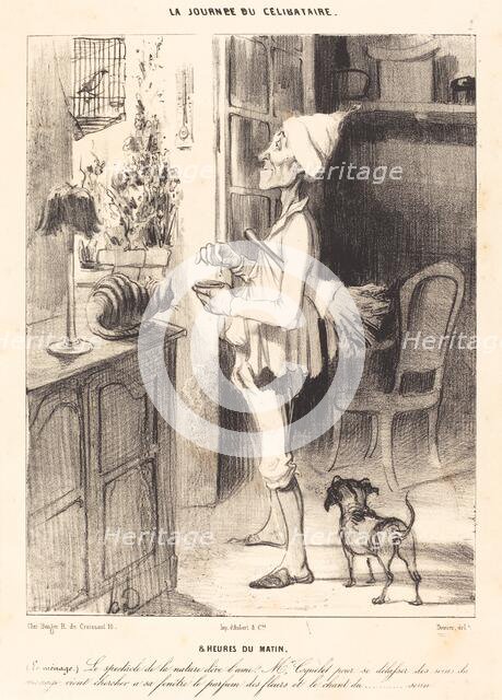 8 heures du matin, 1839. Creator: Honore Daumier.