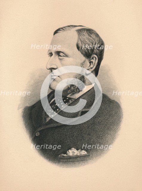 'Henry Chaplin, 1st Viscount Chaplin (1840-1923), British landowner, racehorse owner, 1896. Artist: Unknown