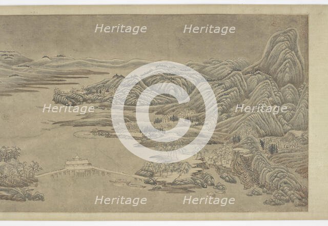 Snow Clearing on Mountains and Rivers, after Wang Wei, 16th-17th century. Creator: Unknown.