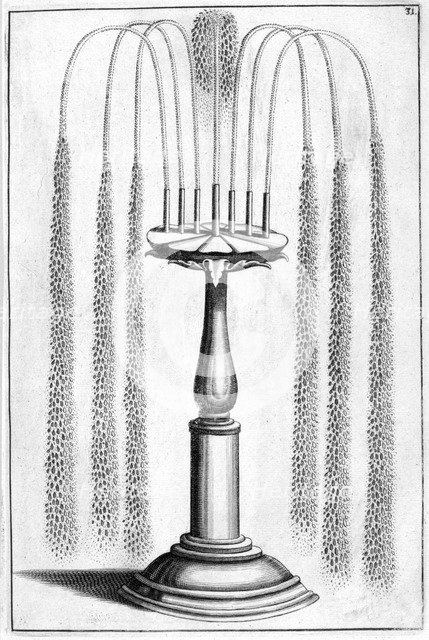 Ornamental fountain design, 1664. Artist: Georg Andreas Bockler