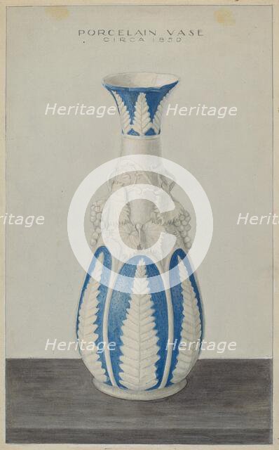 Vase, c. 1938. Creator: Cleo Lovett.