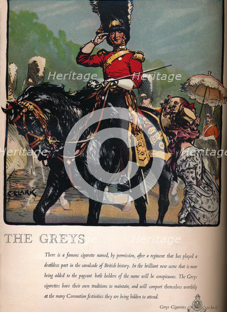 'The Greys - Greys Cigarettes', 1937. Artist: Unknown.