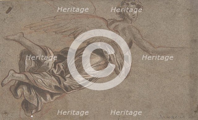 Flying Angel, 17th century. Creator: Anon.