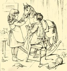 'How The Rocking-Horse Ate The Cake', 1881. Creator: Unknown.