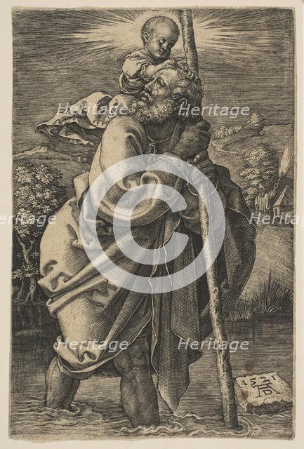 Saint Christopher Facing Left (copy).n.d. Creator: Unknown.