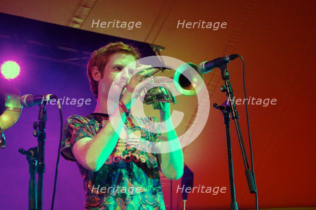 Sam Warner, Love Supreme Jazz Festival, Glynde Place, East Sussex, 2015. Artist: Brian O'Connor.