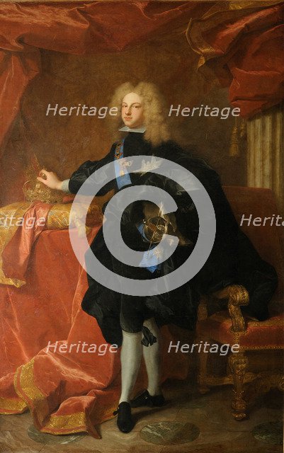 Philip V, King of Spain (1683-1746), 1701. Artist: Rigaud, Hyacinthe François Honoré (1659-1743)