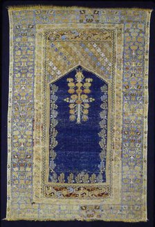 Prayer Carpet, Turkey, 1850/1900. Creator: Unknown.