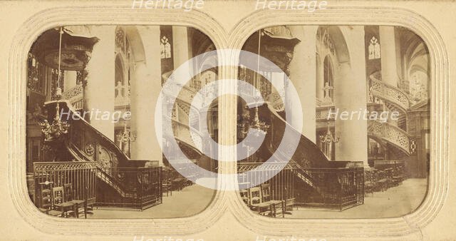 Paris. St. Etienne du Mont., about 1860. Creator: Unknown.