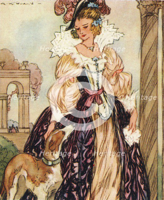 Louise de la Valliere, (1644-1710), 1937. Artist: Alexander K MacDonald