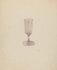 Wine Glass, c. 1939. Creator: May Hays.
