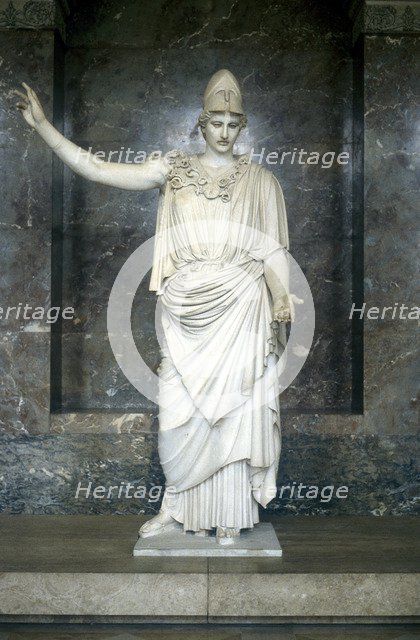 Pallas Athena, goddess of wisdom. Artist: Unknown
