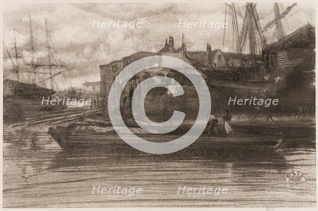 Limehouse, 1878. Creator: James Abbott McNeill Whistler.
