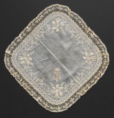 Handkerchief, 1800s. Creator: Unknown.