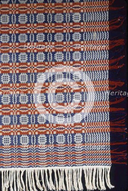 Coverlet, United States, 1825/30. Creator: Unknown.