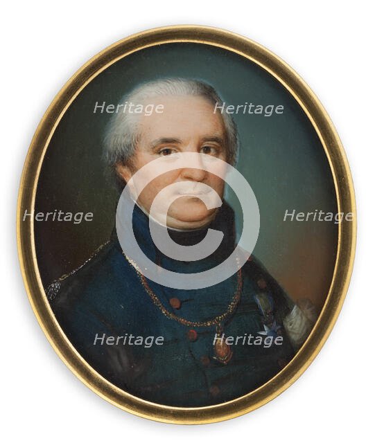 Chief pilot Gustaf Adolf Leijonancker. Creator: Johann Carl Frederik Viertel.